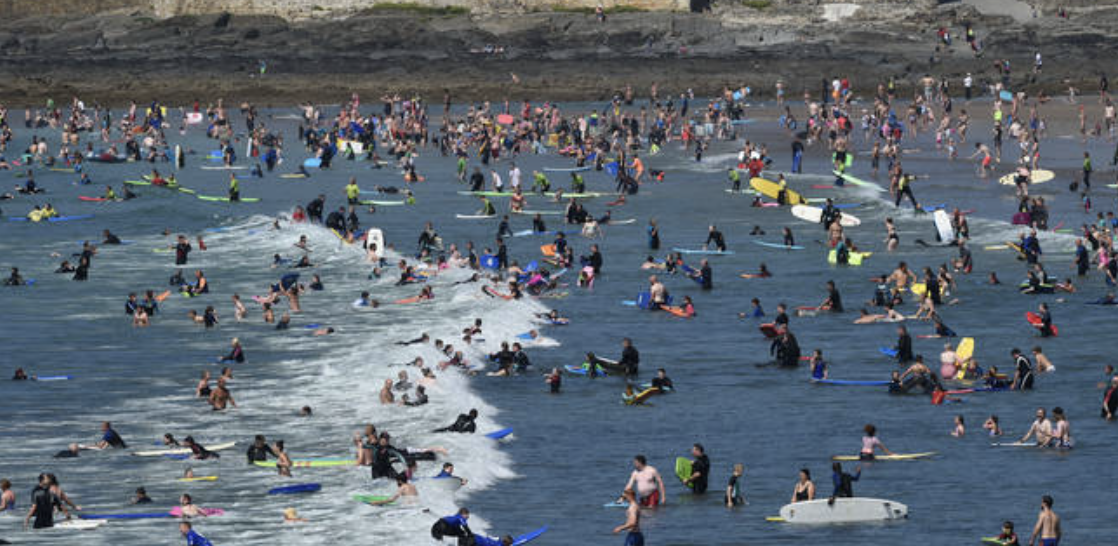 California's White Collar Working Class Forgets Surf Etiquette After Summer Dry Spell